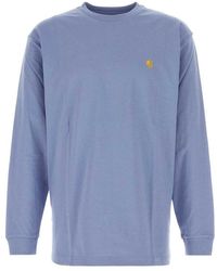 Carhartt - Logo Print Crewneck Tee - Lyst