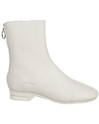 Raf Simons Slorais 21 Ankle Boots - White