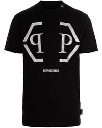Philipp Plein Keep Distance T-shirt - Black