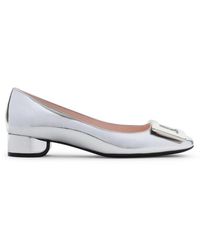 Roger Vivier - Logo-Engraved Slip-On Pumps - Lyst