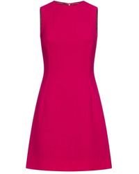 Dolce & Gabbana Sleeveless Flared Mini Dress - Pink