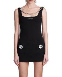 Area - Logo-plaque Embellished Tank Top - Lyst