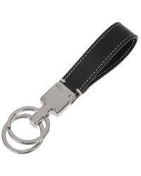 Tod's - Classic Logo Engraved Keyring - Lyst