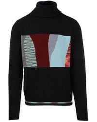 Missoni - Patchwork Roll-neck Knitted Jumper - Lyst