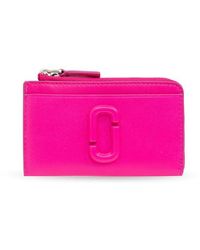 Marc Jacobs - The Leather J Marc Top Zip Multi Wallet - Lyst