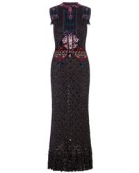 Etro - Sleeveless Knitted Maxi Dress - Lyst