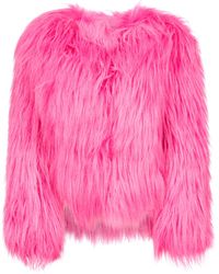 Prada Kidassia Short Faux Fur - Pink