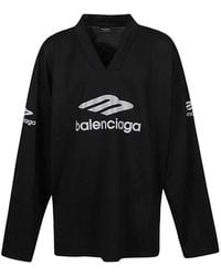 Balenciaga - 'skiwear' Collection T-shirt With Long Sleeves, - Lyst