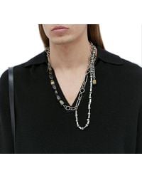 Dries Van Noten - Tiger Pendant Chained Necklace - Lyst