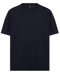 Theory - Crew Neck T-Shirt - Lyst