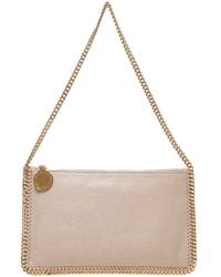 Stella McCartney - Falabella Logo Charmed Shoulder Bag - Lyst
