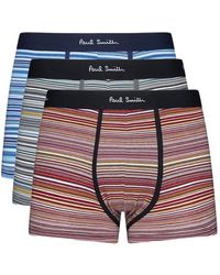 Paul Smith - Set Of 3 Cotton Boxer Shorts - Lyst