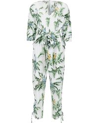 Stella McCartney Tropical Print Jumpsuit - Green