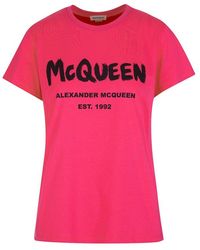 Women's alexander mcqueen t shirt sale Clearance