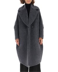 Max Mara Sarnico Oversized Coat - Grey