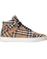 burberry high top sneakers
