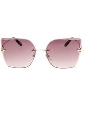 Chopard - Butterfly Frameless Sunglasses - Lyst