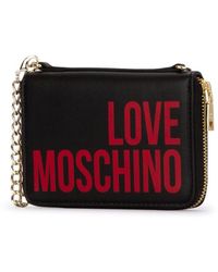 Love Moschino Wallets and cardholders for Women | Online Sale up to 67% off  | Lyst