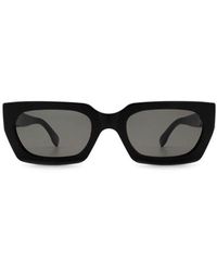 Retrosuperfuture Teddy Rectangle-frame Sunglasses - Black