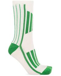 Ganni - Striped Socks, - Lyst