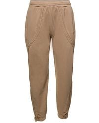 Bluemarble - Drawstring Straight-leg Logo Patch Trousers - Lyst