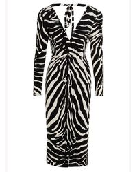 Dolce & Gabbana - 'zebra' Dress - Lyst