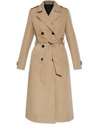Zadig & Voltaire - Mandy Belted Trench Maxi Coat - Lyst