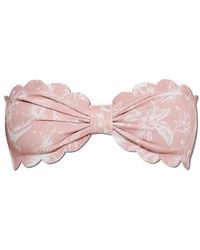 Marysia Swim - Scalloped Edge Bandeau Activewear - Lyst