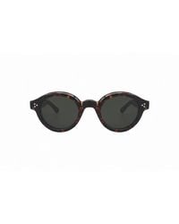 Lesca - Corbs Round Frame Sunglasses - Lyst
