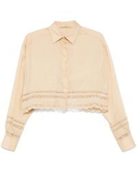 Ermanno Scervino - Floral-Embroidery Shirt - Lyst