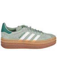 adidas - Gazelle Brand-patch Suede Low-top Trainers - Lyst