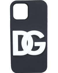iPhone 12 Pro カバー マトラッセラバー DGロゴブラック ドルガバ 