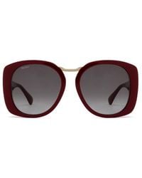 Max Mara - Square Frame Sunglasses - Lyst