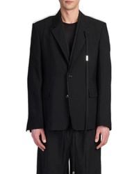 Ann Demeulemeester - Cadby Single-Breasted Blazer - Lyst