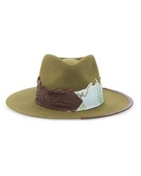 Nick Fouquet - Embellished Ribbon Fedora Hat - Lyst