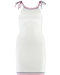 Fendi - Jacquard Knit Mini-dress - Lyst