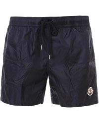 Moncler Camo Swim Shorts in Military (Blue) for Men - Lyst
