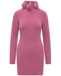 Blumarine - Knitted Dress - Lyst