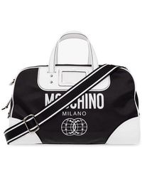 Moschino - X Smiley Logo Printed Zipped Holdall - Lyst