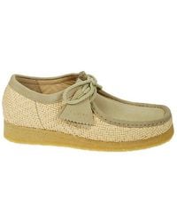 Clarks Lace-up Boat Shoes - Natural