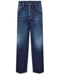 DSquared² - Be Cool Be Nice Wash Loose Jeans - Lyst