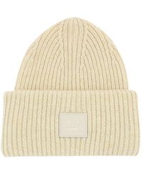 Acne Studios Straight Face Hat in Black 