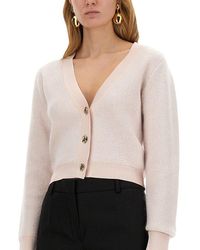 Nina Ricci - Mohair Knit Cardigan Sweater - Lyst