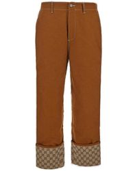 Gucci - Cropped Trousers - Lyst
