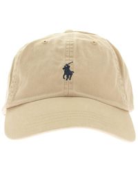 Polo Ralph Lauren - Logo Embroidered Curved Peak Baseball Cap - Lyst