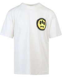 Barrow Logo Printed Crewneck T-shirt - White