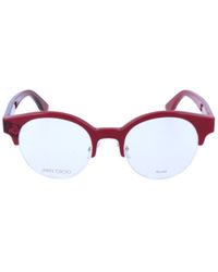 Jimmy Choo - Round Frame Glasses - Lyst