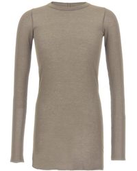 Rick Owens - Crewneck Long-sleeved Knitted Top - Lyst