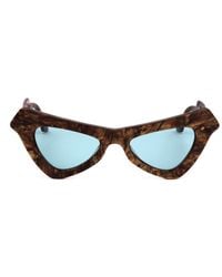 Marni - Triangle Frame Sunglasses - Lyst