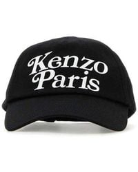KENZO - Utility Logo Embroidered Baseball Cap - Lyst